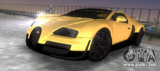 Bugatti Veyron Grand Sport Vitesse for GTA Vice City