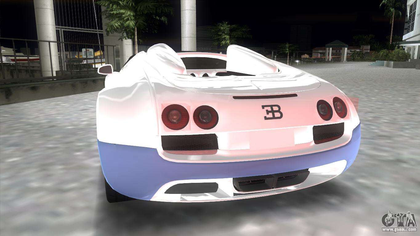 Bugatti Veyron Grand Sport Vitesse for GTA Vice City