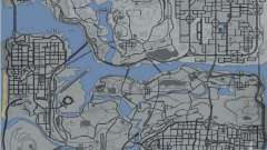 Map in the style of GTA 5 for GTA San Andreas