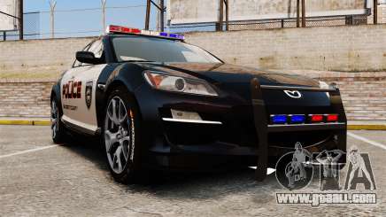 Mazda RX-8 R3 2011 Police for GTA 4