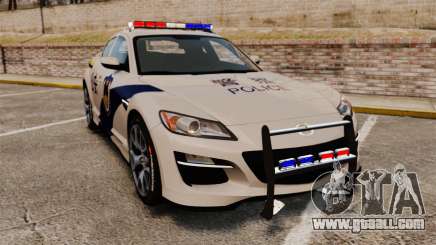 Mazda RX-8 R3 2011 Police купе for GTA 4