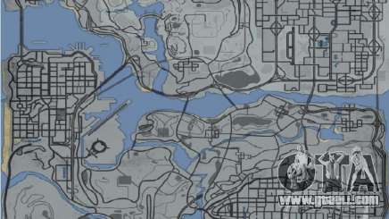 Map in the style of GTA 5 for GTA San Andreas