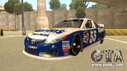 Toyota Camry NASCAR No. 55 Aarons DM blue-white for GTA San Andreas