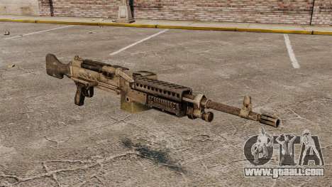 General-purpose machine gun M240B for GTA 4