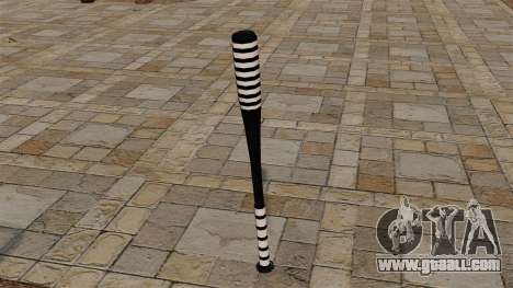 Striped baseball bat for GTA 4