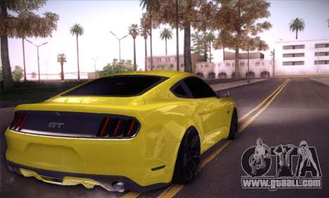 Ford Mustang 2015 Swag for GTA San Andreas