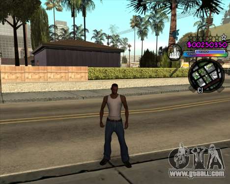 C-HUD by Andy Cardozo for GTA San Andreas