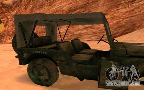 Willys MB v ju2 for GTA San Andreas