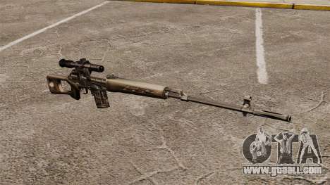Dragunov sniper rifle v2 for GTA 4