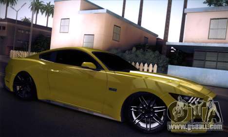 Ford Mustang 2015 Swag for GTA San Andreas