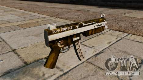 The MP5 submachine gun Head Crusher for GTA 4