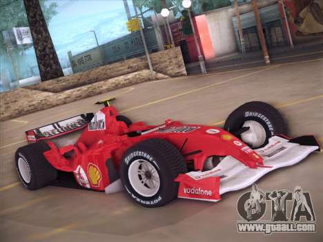 Ferrari F1 2005 for GTA San Andreas