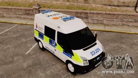 Ford Transit 2013 Police [ELS] for GTA 4