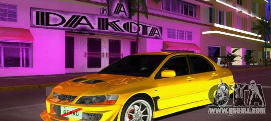 Mitsubishi Lancer Evolution VIII Type 8 for GTA Vice City