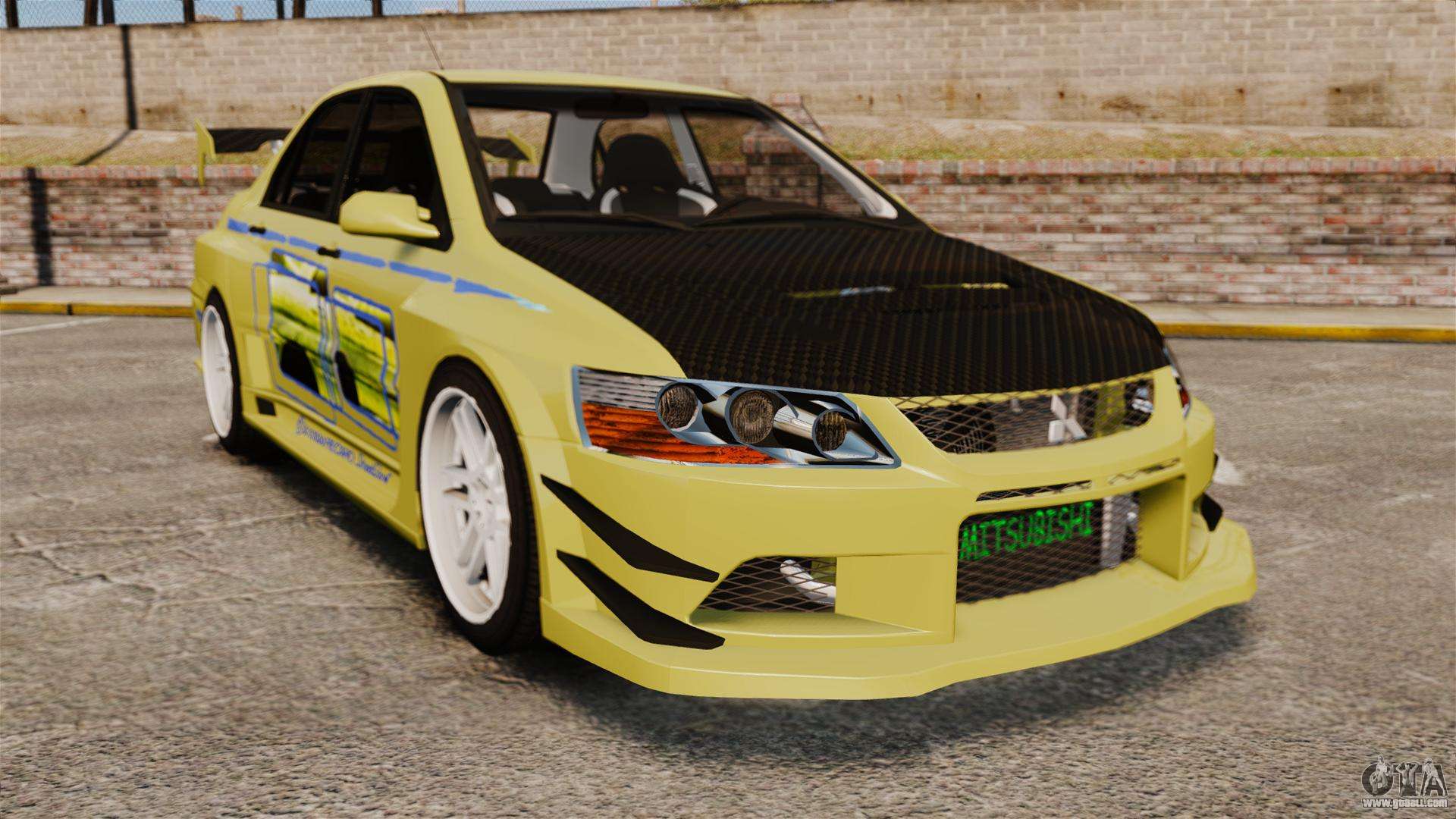 Mitsubishi lancer evolution ix для gta 5 фото 47