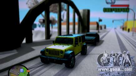 Jeep Wrangler Unlimited 2007 for GTA San Andreas