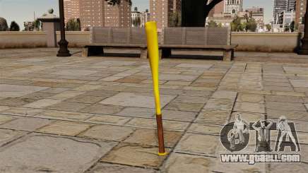 Golden baseball bat for GTA 4