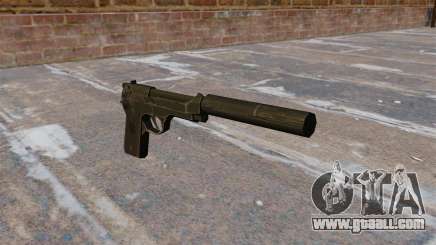 M9 self-loading pistol with silencer for GTA 4