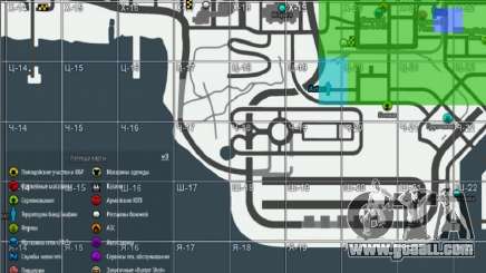 Map with Winter Edition [Samp-Rp] for GTA San Andreas