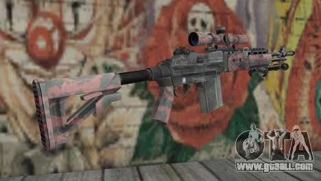 M14 EBR Red Tiger for GTA San Andreas