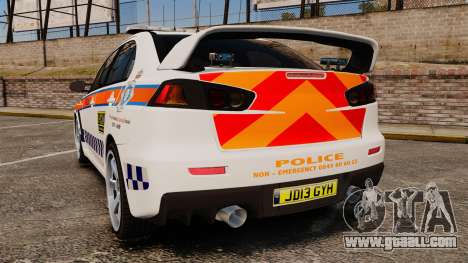 Mitsubishi Lancer Evo X Humberside Police [ELS] for GTA 4