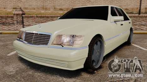 Mercedes-Benz S600 (W140) 1998 for GTA 4