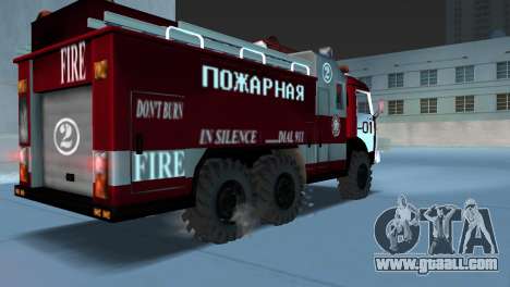 KAMAZ 43101 Firefighter for GTA Vice City