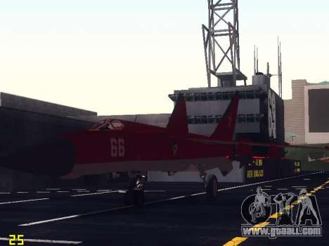MiG 25 for GTA San Andreas