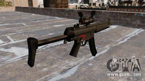 Submachine gun HK MR5A3 for GTA 4