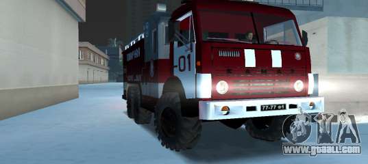 KAMAZ 43101 Firefighter for GTA Vice City