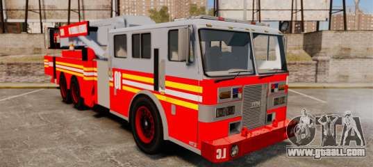 MTL Tower Ladder Firetruck [ELS-EPM] (Fire engine) for GTA 4