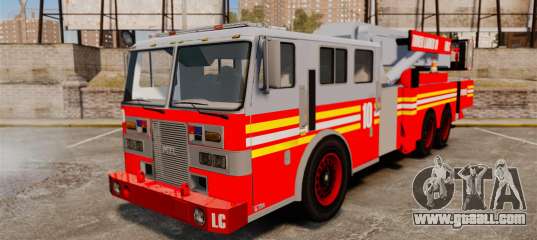 MTL Firetruck Tower Ladder [ELS-EPM] for GTA 4