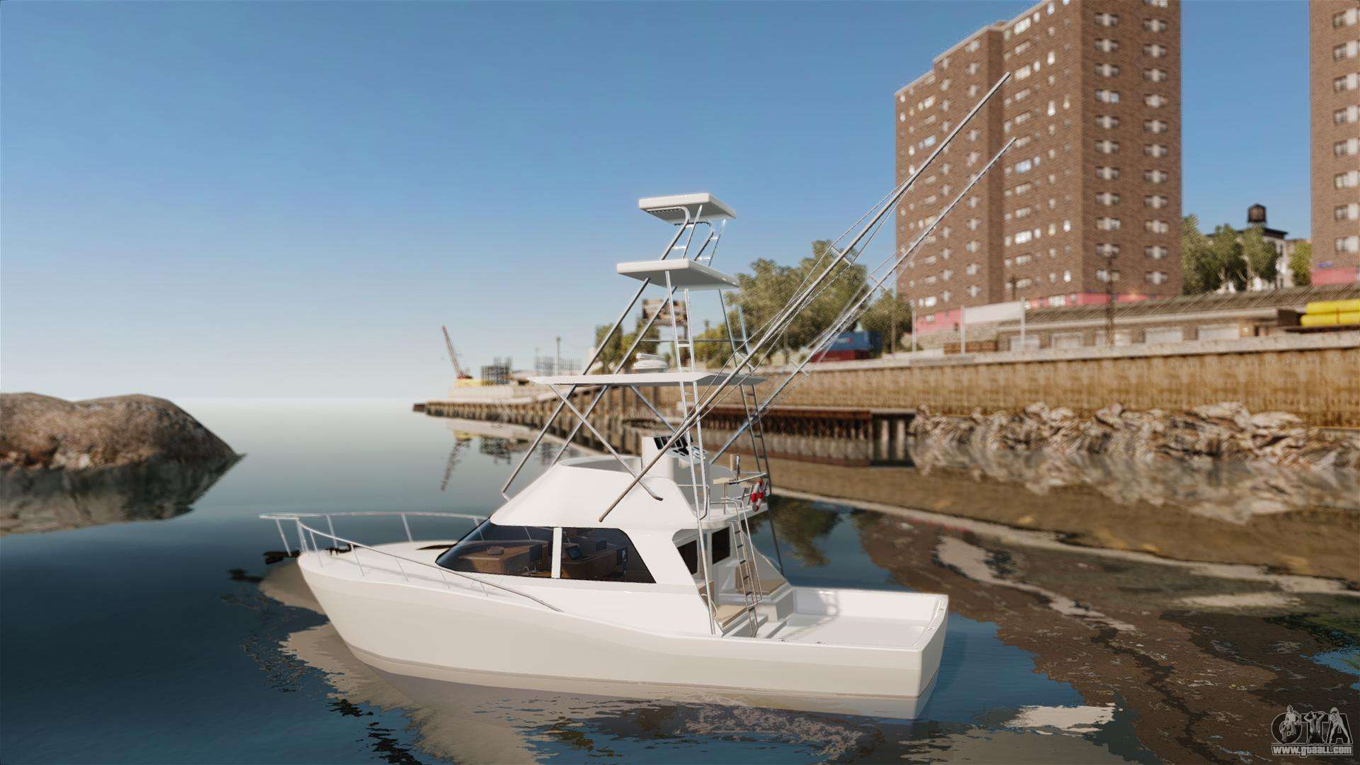 Sport fishing yacht for GTA 4