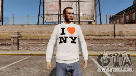 Sweater-I love New York for GTA 4