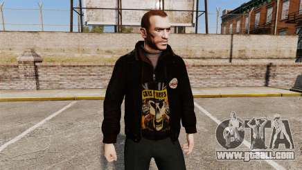 Leather jacket-Guns N Roses- for GTA 4