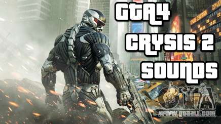 Crysis 2 Weapon Sound v 2.0 for GTA 4