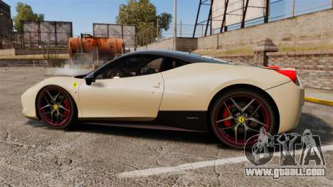 Ferrari 458 Italia 2011 for GTA 4