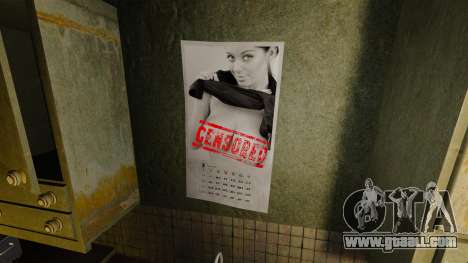 New posters in the apartment of the Novel for GTA 4