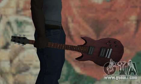 Guitar from L4D for GTA San Andreas