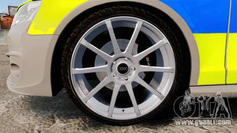 Audi S4 2013 Metropolitan Police [ELS] for GTA 4