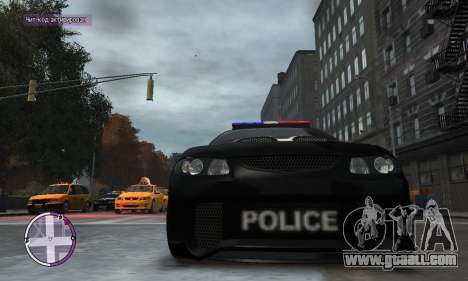 Holden Monaro CV8-R Police for GTA 4
