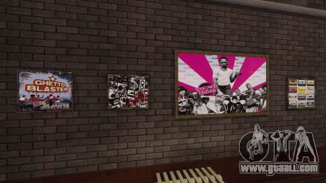 New posters in the apartment Playboy for GTA 4