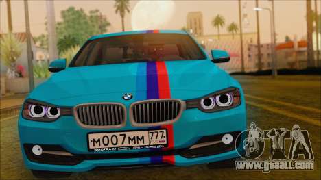 BMW 328d 2014 for GTA San Andreas