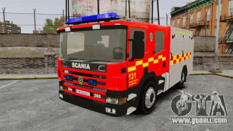 Scania 94D 260 BAS1 Stockholm Fire Brigade [ELS] for GTA 4