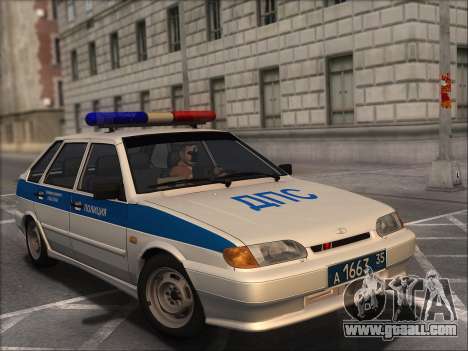 VAZ 2114 Police DPS for GTA San Andreas