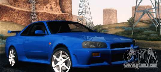 Nissan Skyline GT-R R34 V-Spec for GTA San Andreas