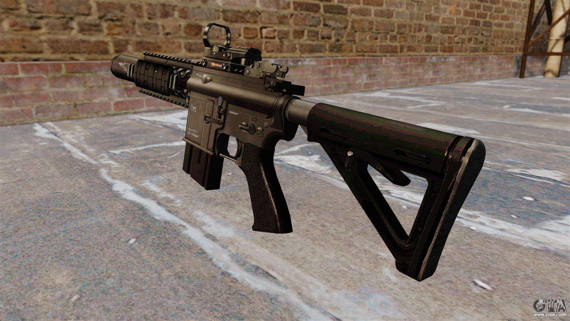 Automatic carbine M4A1 Navy SEAL for GTA 4