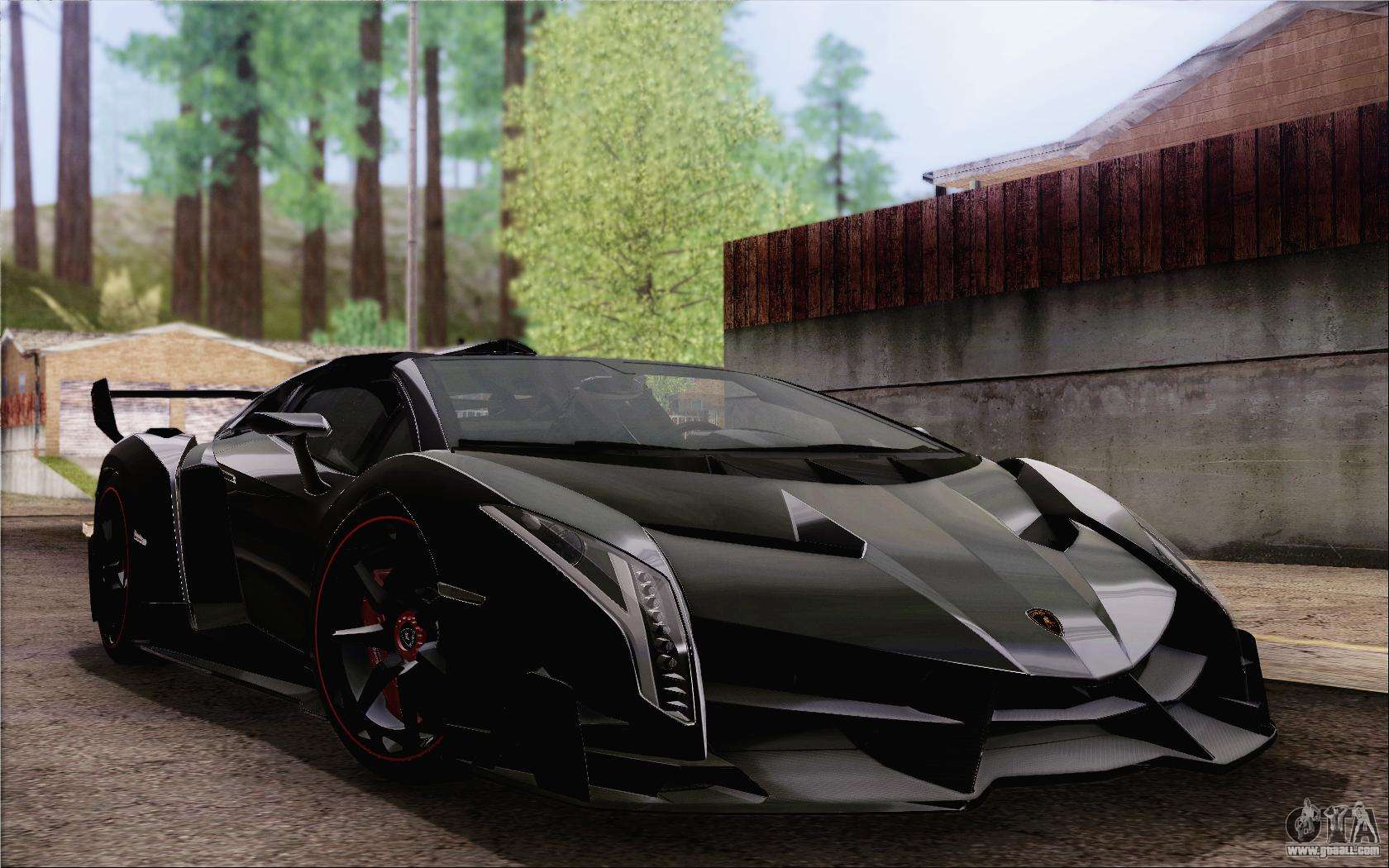 Lamborghini Veneno Roadster LP750-4 2014 for GTA San Andreas