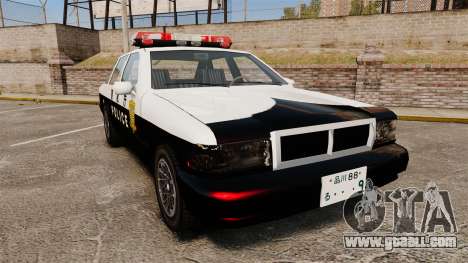 GTA SA Japanese Police Cruiser [ELS] for GTA 4