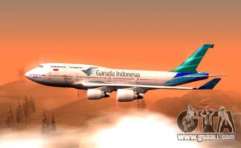 Boeing 747-400 Garuda Indonesia for GTA San Andreas